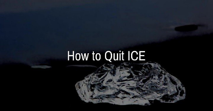 How to quit ice